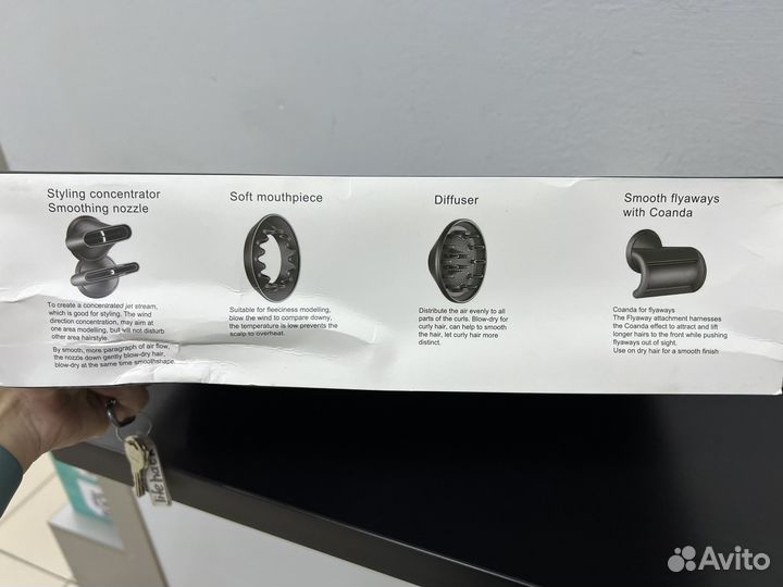 Фен sencicimen hair dryer hd15 розовый