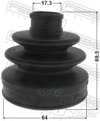 Пыльник ШРУС наружный (64x69.5x17.3) комплект