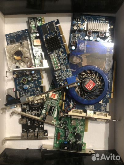 Видеокарты, модем, платы расширения
