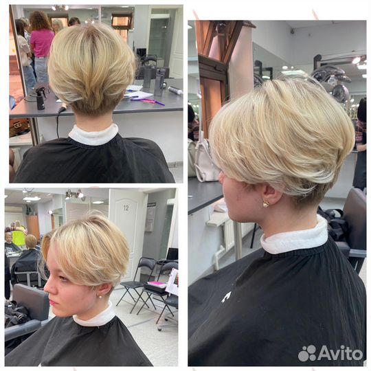 Стрижка окрашивание мелирование