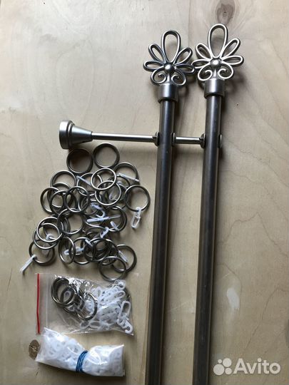 Карнизы для штор двухрядный металлический