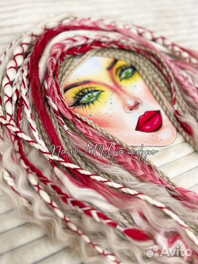 Комплект дредокудри и де косы