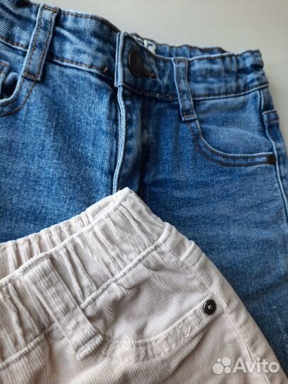 Джинсы для девочки рост 116