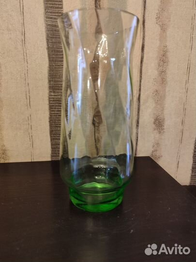 Ваза цветное стекло СССР