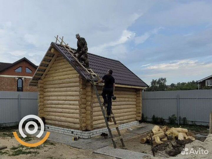 Сруб бани 6х4