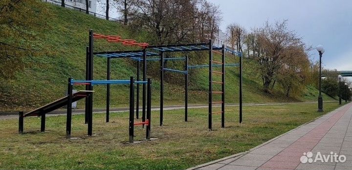 Воркаут площадка спортивный комплекс sswa