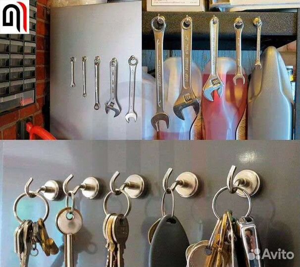 Поисковые магниты двухсторонние F400х2+Верёвка 25м