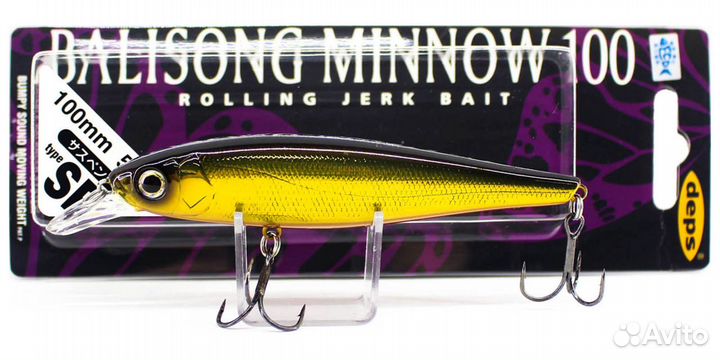 Deps Balisong Minnow 100SP. (8 цветов). Оригинал