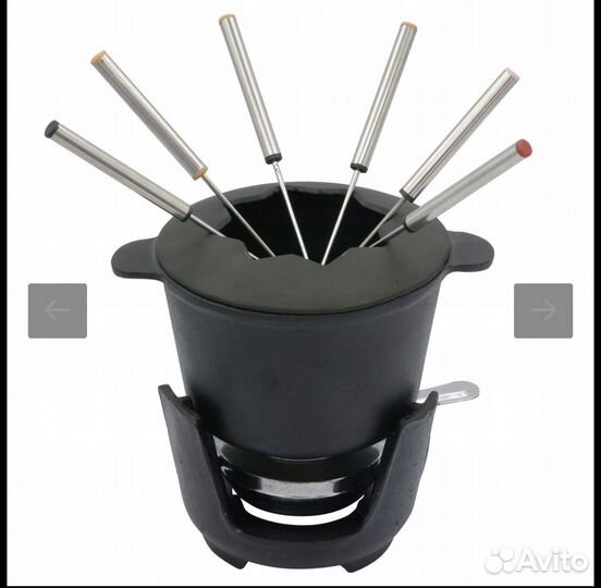 Фондю чугунный набор