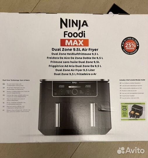 Мультипечь Ninja Foodi Max Dual zone 9.5 L