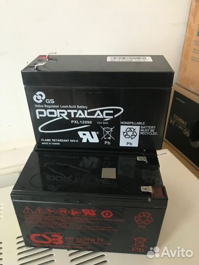 Аккумуляторы 12 вольт для UPS и машинок