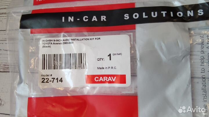 Рамка переходная 22-714 Toyota avensis 02-08