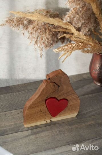 Статуэтки пара-неразлучников в подарок, в интерьер