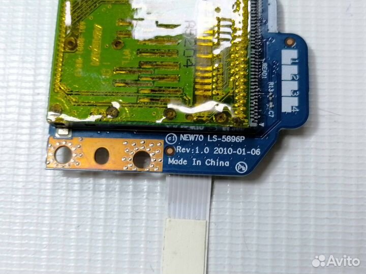 Плата картридера для Acer Packard Bell