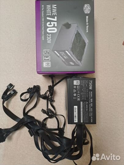 Продаю блок питания Cooler Master MWE V2 750W