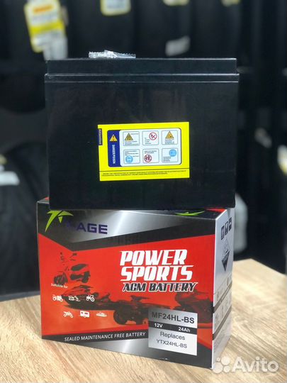 Аккумулятор мото AGM kage YTX24HL