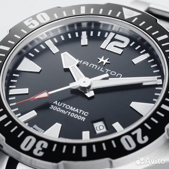 Hamilton khaki navy frogman 42mm H77605135