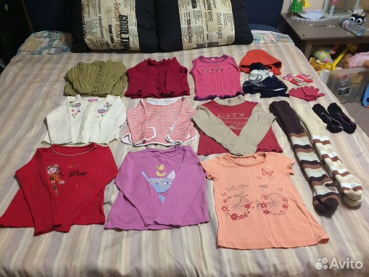 Теплые вещи для девочки 5-6 лет