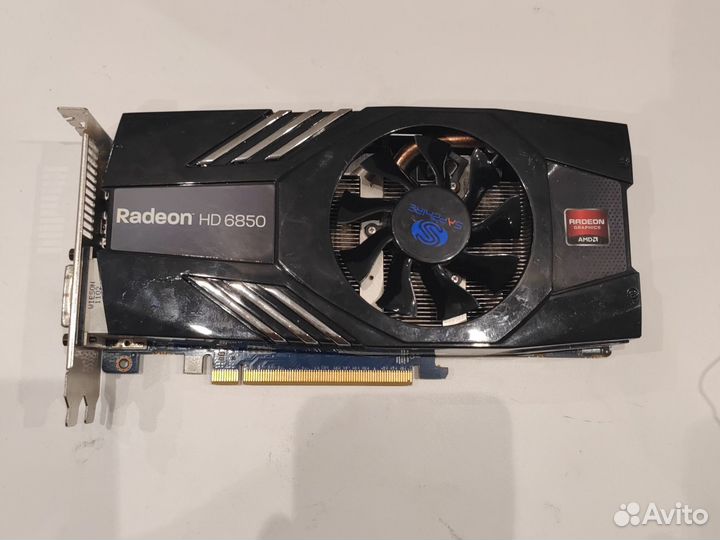 Видеокарта radeon sapphire hd 6850