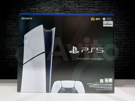 NEW PlayStation 5 Slim Digital + 2 геймпада + игры