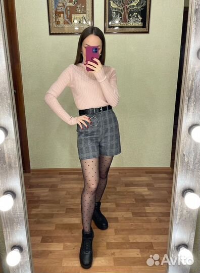 Шорты с поясом