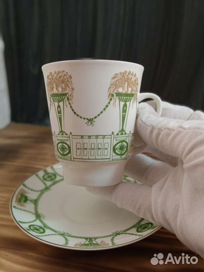 Чайная пара лфз костяной фарфор
