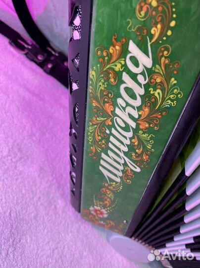 Гармонь Шуйская с заказной росписью и Регистр