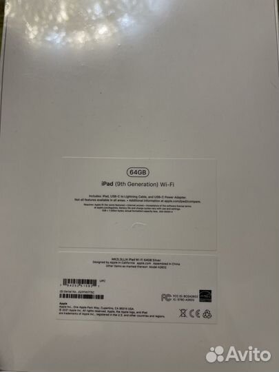 iPad 9th generation 64gm