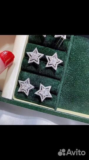 Серьги звёзды