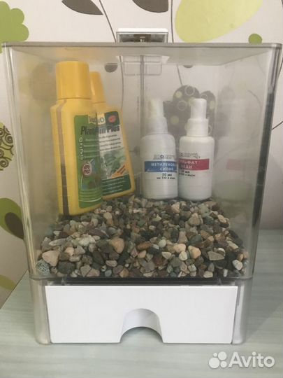 Аквариум 3 л с двумя видами освещения