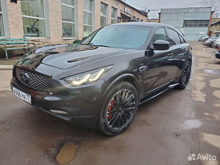 Расширители арок для infiniti QX70 FX37
