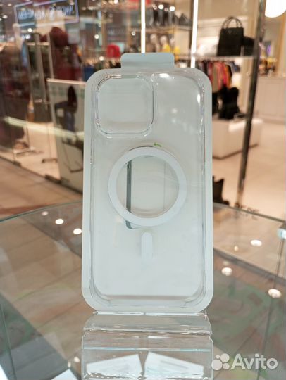 Чехол для iPhone 14 Pro Max Clear Case (MagSafe)