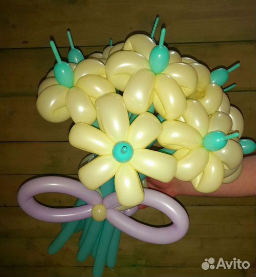 Букет из пастельных шаров (макарунс)