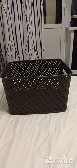 Корзинка плетеная для хранения ротанг