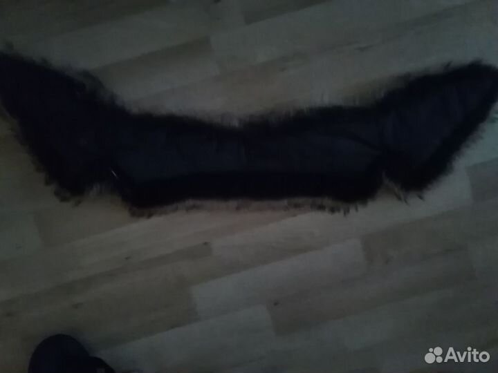 Меховой воротник из енота