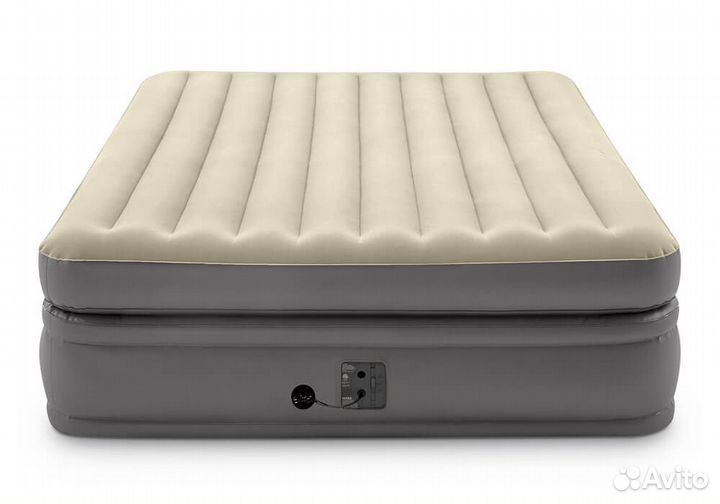 Надувная кровать Intex 152х203х51см для сна с насо