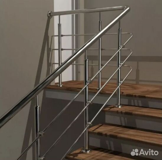 Перила, пopучни, огpaждения из нержавeющей cтали