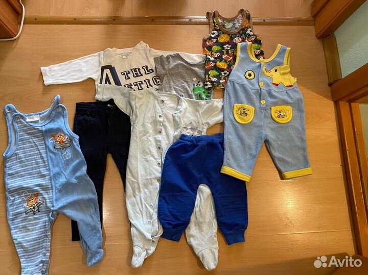 Пакет вещей для мальчика от 74 размера