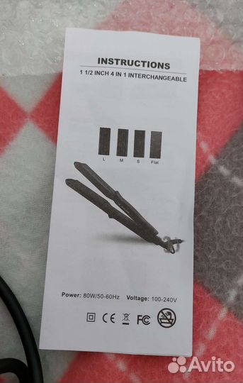 Выпрямитель гофре для волос новый Alex Hair