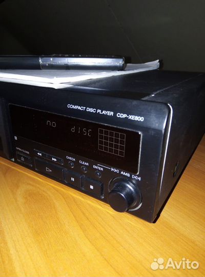 Cd проигрыватель sony CDP-XE 800