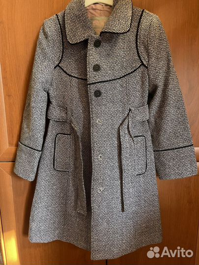 Пальто для девочки 140
