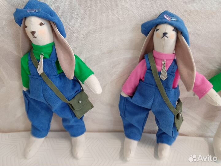 Зайцы Тильда Яркое настроение