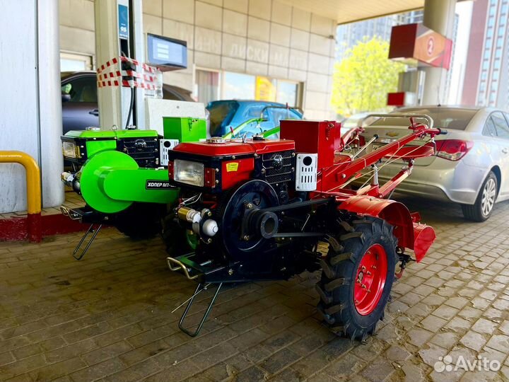 Мотоблок тяжелого класса хопер мт15е