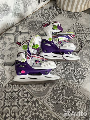 Коньки детские раздвижные 30-33