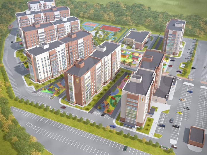 2-к. квартира, 66,5 м², 4/8 эт.