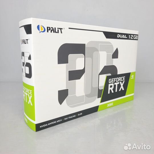 Видеокарта Palit GeForce RTX 3060 Dual OC (LHR) 12