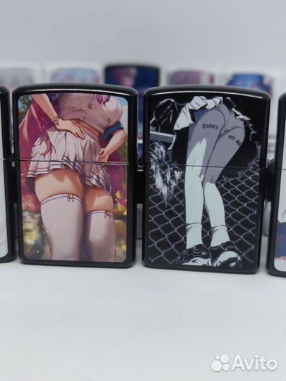 Зажигалка формфактора zippo manga anime Japan