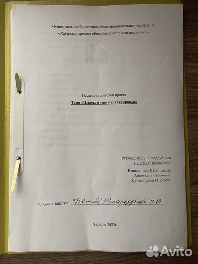 Индивидуальный проект 10-11 класс
