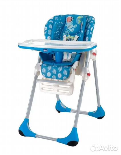 Стульчик для кормления chicco polly 2в1