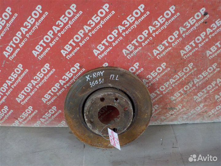 Диск тормозной передний левый LADA X-Ray 21129